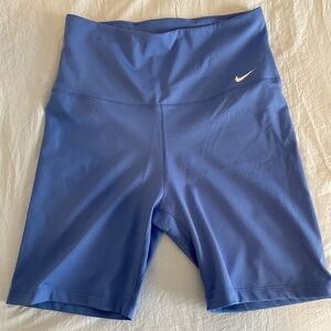 Nike Women's Blue Bike Shorts